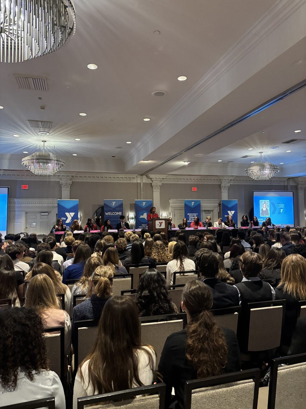 A packed opening general session at the New York conference